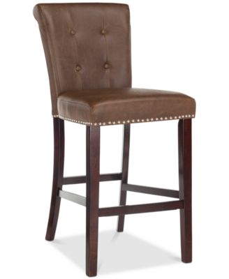 Oston Faux Leather Bar Stool (Set Of 2)