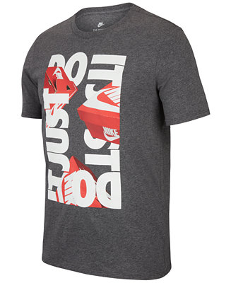 Nike Men's Sportswear Just Do It Logo T-Shirt - Macy's