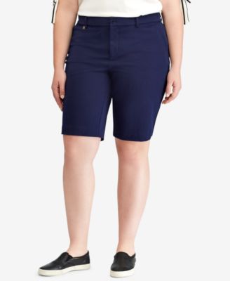 Lauren Ralph Lauren - Plus Size Twill Shorts