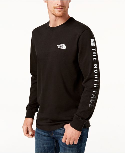 The North Face Men S Logo Long Sleeve T Shirt Reviews T Shirts
