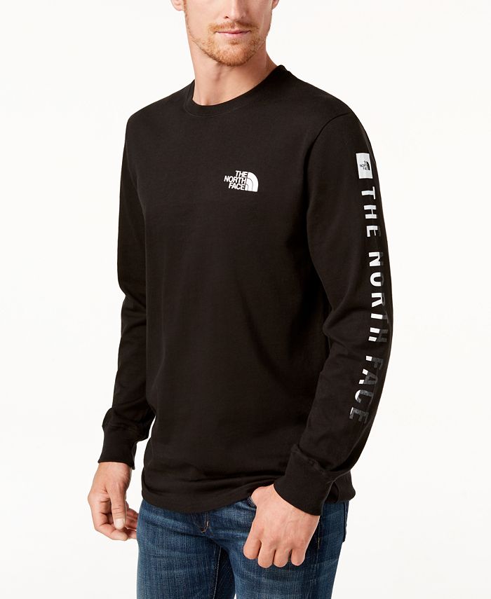 The North Face Men's Logo Long-Sleeve T-Shirt - Macy's