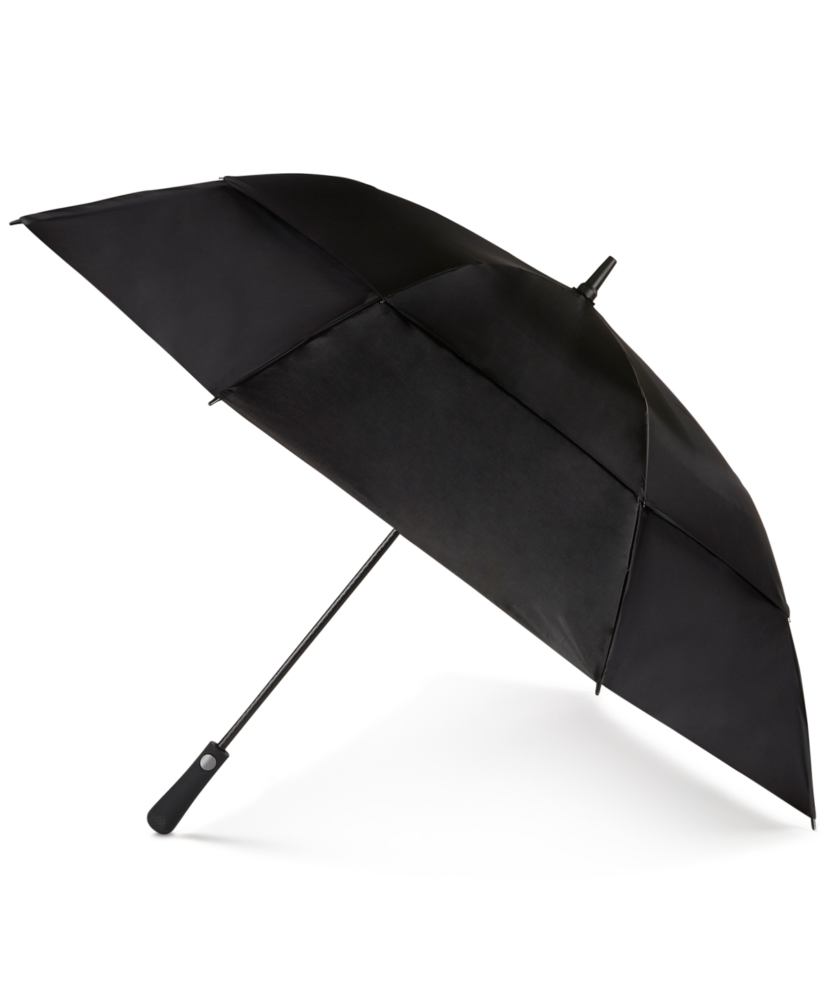 Auto Golf Sized Canopy Umbrella - Black