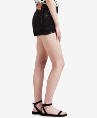 Women's 501 Button Fly High-Rise Denim Shorts