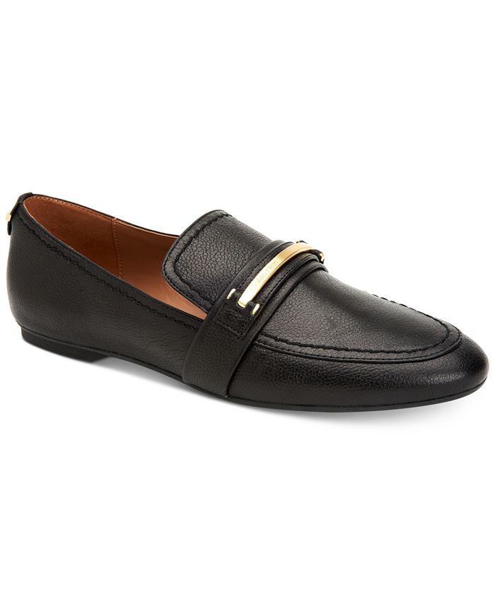 Calvin klein top orianna buckle loafers
