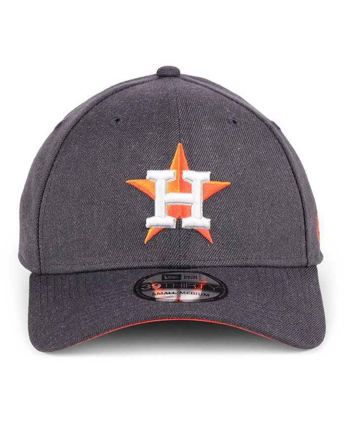 New Era Houston Astros Charcoal Classic 39THIRTY Cap - Macy's