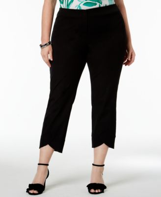 Macy's alfani plus size pants best sale