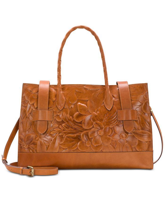 Patricia Nash Lucetta Embossed Leather Computer Tote Macy s