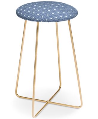 Deny Designs - Natalie Baca Catalina Blue Counter Stool
