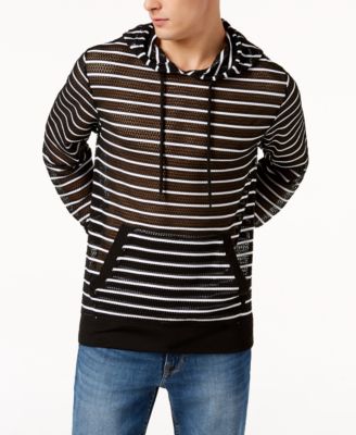 guess striped hoodie