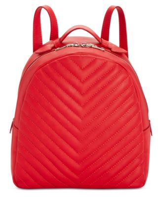 steve madden black quilted backpack