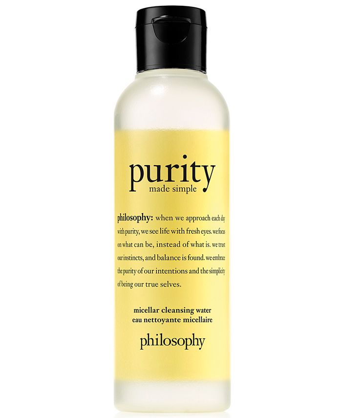 philosophy Purity Made Simple Micellar Cleansing Water, 6.7 oz. - Macy's