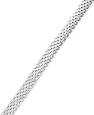 Giani Bernini - Sterling Silver Bracelet, 7-1/4" Tulipano Chain