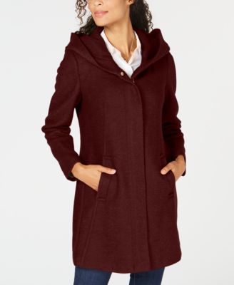 cole haan hooded coat