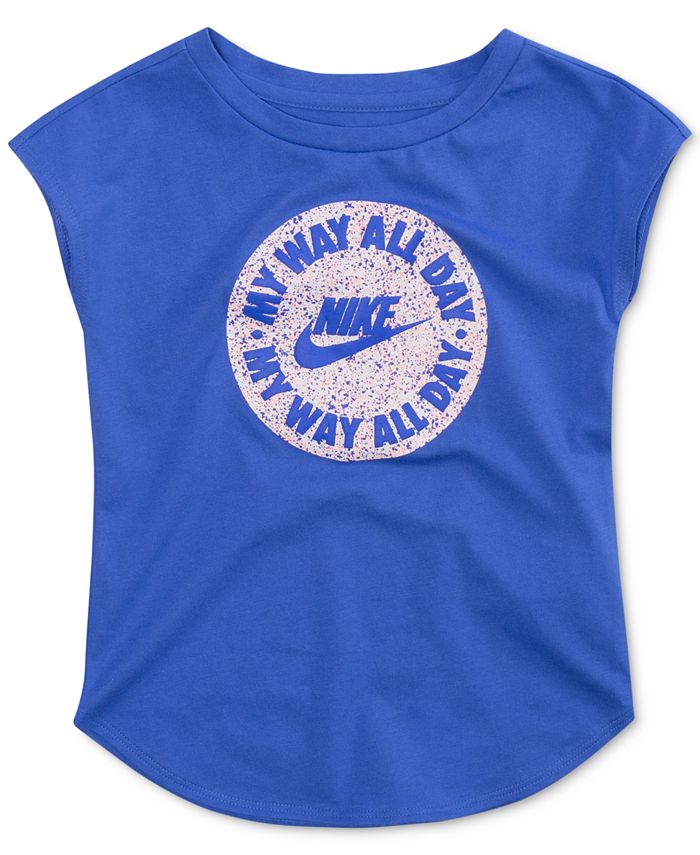 Nike Toddler Girls Graphic-Print Cotton T-Shirt - Macy's