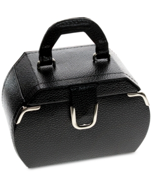 image of Rhona Sutton Black Miniature Rounded Jewelry Case