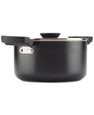 Farberware - Neat Nest Space-Saving Non-Stick 6-Qt. Saucepot & Lid