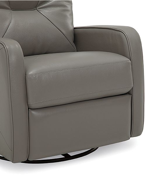 Furniture Finchley Leather Swivel Glider Recliner & Reviews Recliners