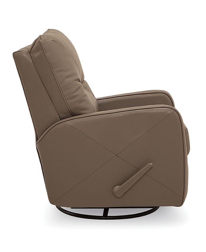 Furniture Finchley Leather Swivel Rocker Recliner & Reviews Furniture