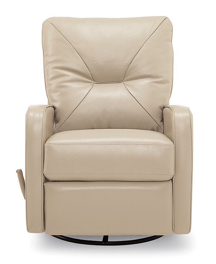 Furniture Finchley Leather Swivel Rocker Recliner & Reviews Furniture