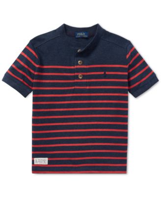 Polo Ralph Lauren - Striped Cotton Jersey Henley Shirt, Toddler Boys