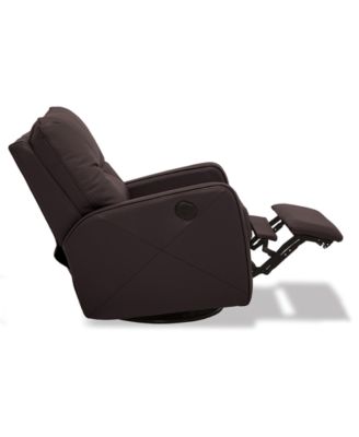 Finchley Leather Power Swivel Glider Recliner