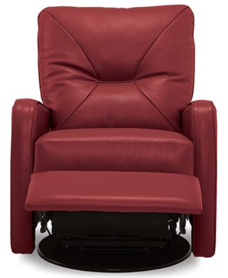 Finchley Leather Power Swivel Glider Recliner