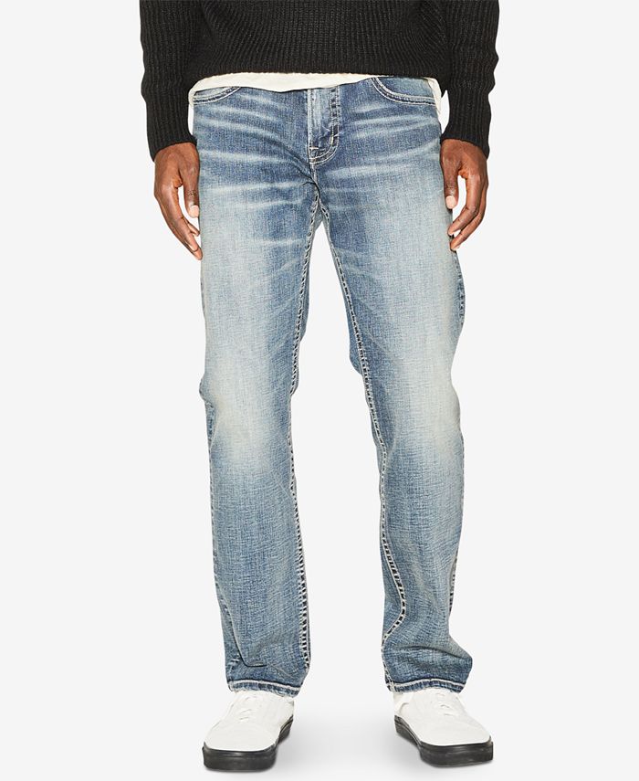 Silver Jeans Co. Men's Eddie Relaxed Tapered Jeans - Macy's