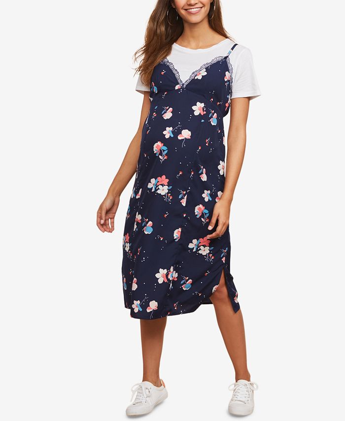 Motherhood Maternity LayeredLook Dress Macy's