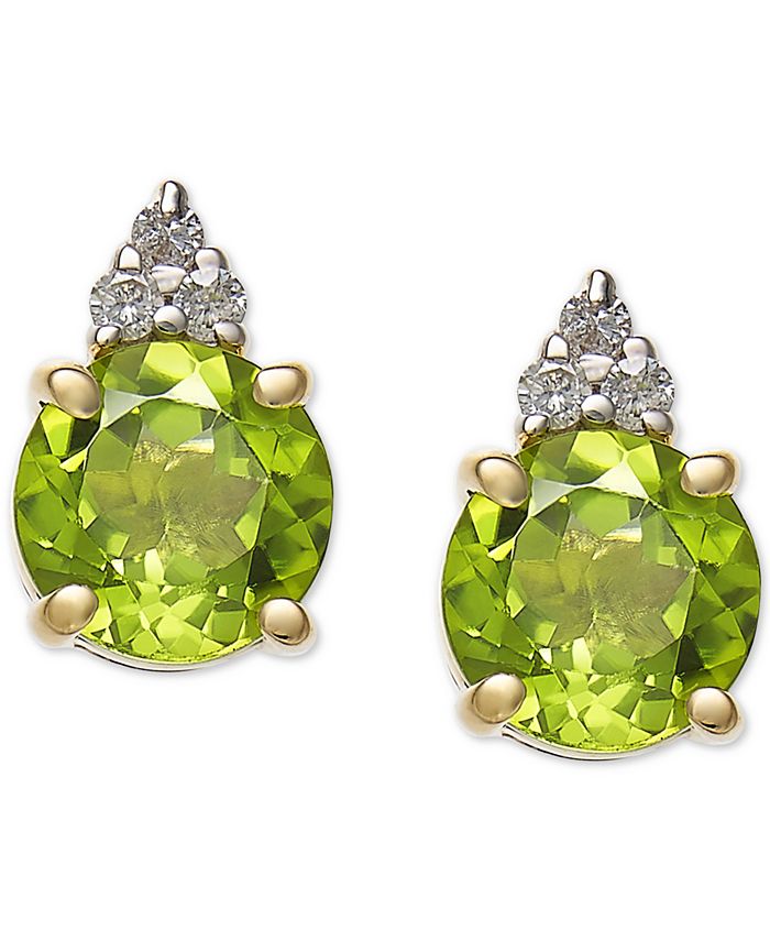 Macy's cheap peridot earrings