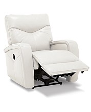 White Leather Chairs And Recliners Macy S, White Leather Recliners