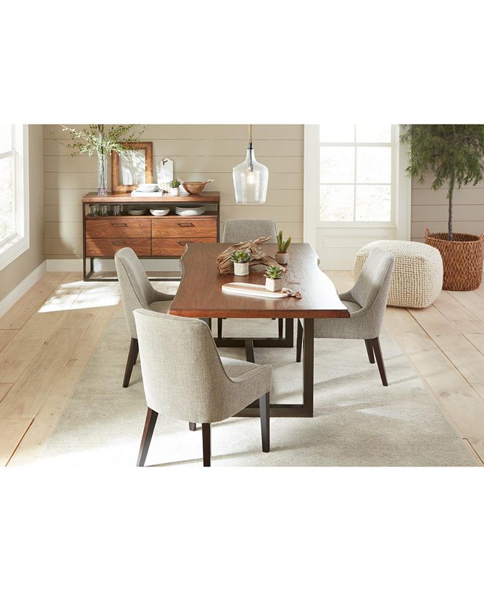 Homefare Everly Dining Furniture 5 Pc, Square Dining Room Table Sets For 4