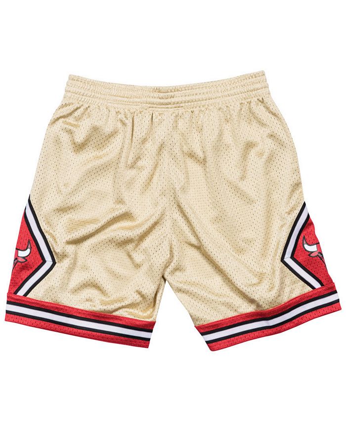 Mitchell & Ness Men's Chicago Bulls Gold Collection Swingman Shorts ...