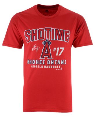 ANGELS OHTANI 17 Tシャツ Majestic Men's Los Angeles Angels