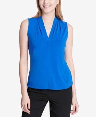 calvin klein v neck shell