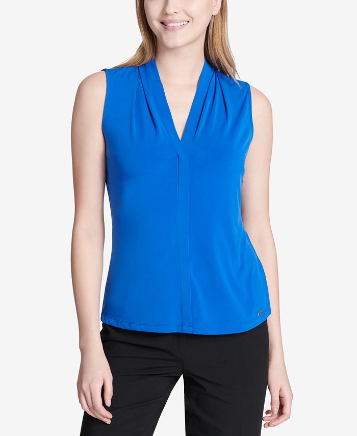 Calvin klein v cheap neck shell