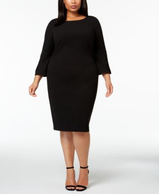 calvin klein dress with pearl sleeves