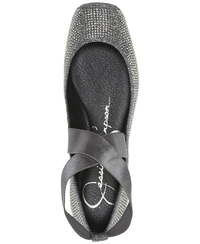 jessica simpson mandalaye elastic ballet flats