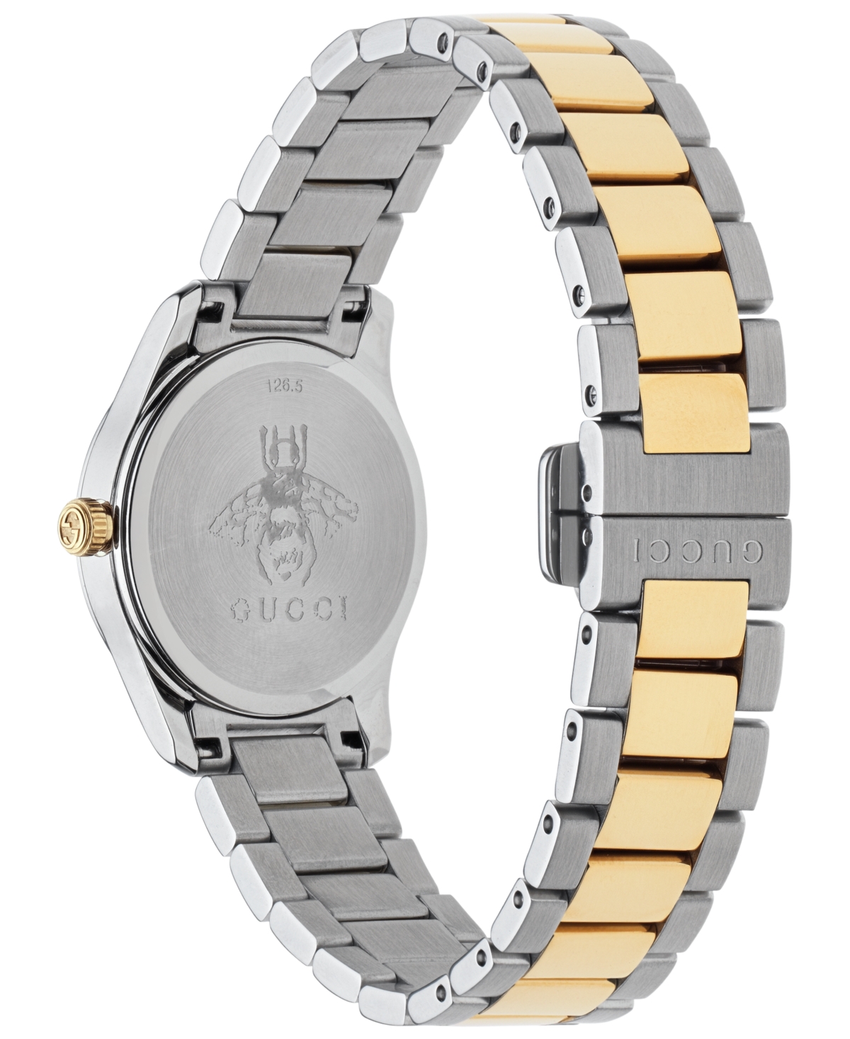 Shop Gucci Women's Swiss G-timeless Two-tone Stainless Steel Bracelet Watch 27mm In No Color