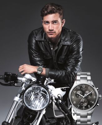 Men's Swiss Chronograph Chrono XL Classic T-Sport Stainless Steel Bracelet Watch 45mm