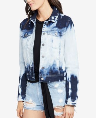 RACHEL Rachel Roy - Tie-Dye Denim Jacket