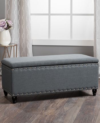 Noble House - Vincy Studded Bench, Quick Ship