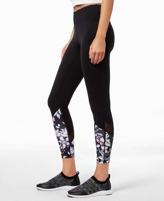 Ideology Printed Ankle Leggings, Created for Macy's - Macy's