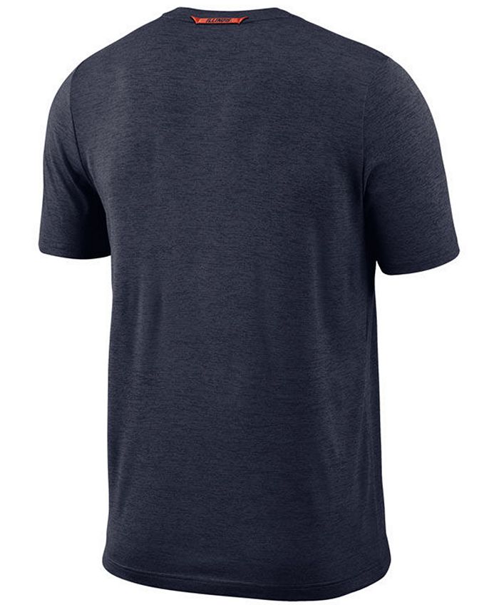 Nike Men's Illinois Fighting Illini Dri-Fit Coaches T-Shirt & Reviews ...