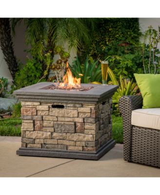 Esten Square Gas Fire Pit