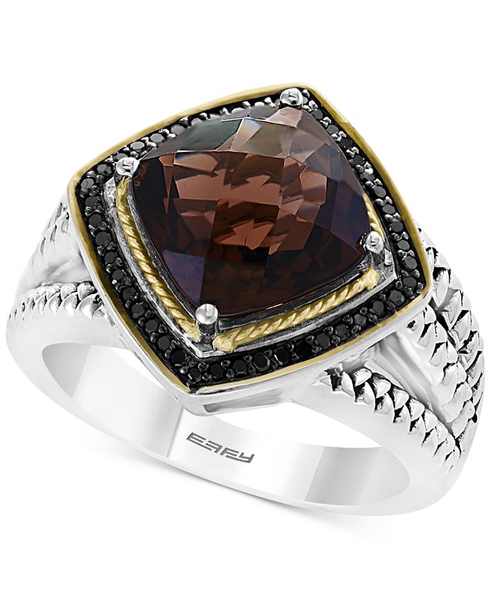 Macy's smoky quartz ring on sale