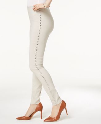 INC International Concepts - Studded Pull-On Skinny Pants