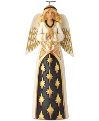 Jim Shore - Black and Gold Praying Angel Figurine