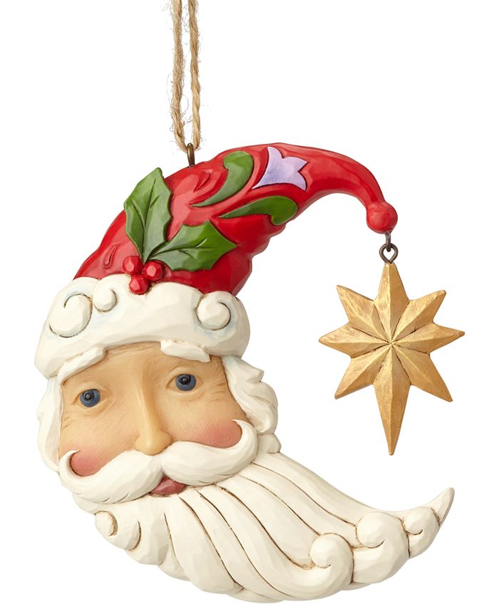 Jim Shore Crescent Moon Santa Ornament Macy's