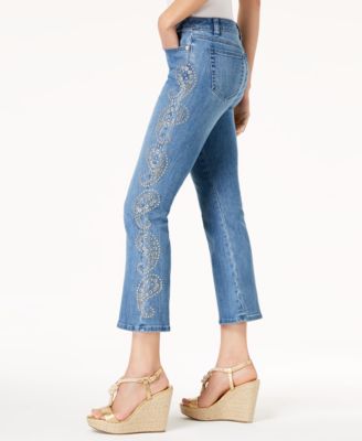 Michael Kors - Embellished Flare-Leg Jeans