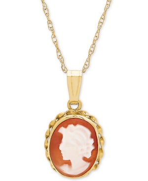 image of Cornelian Shell Cameo 18